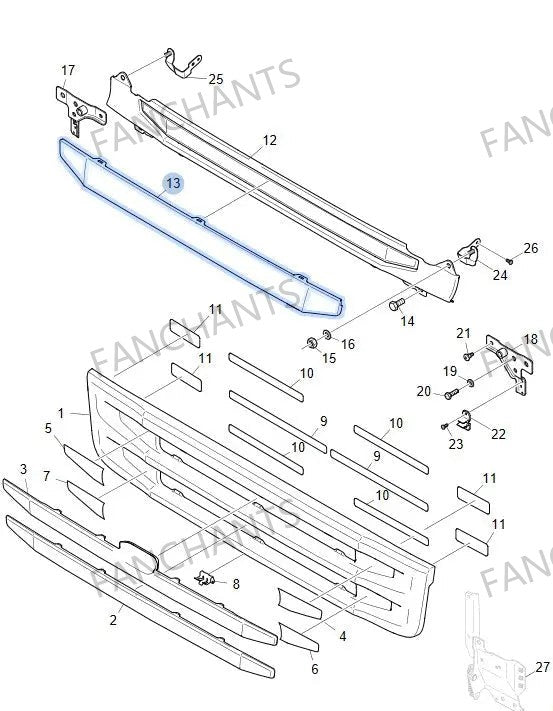 CHINA Factory Wholesale 1930800 PANEL GARNISH for SCANIA 1995-2016 - EuroTruckParts