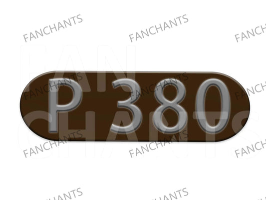 1538817 Scania Mark | ISO 527-2 & ISO 4892-2-Compliant Vehicle Identification Component for SCANIA P/G/R/T-Series Trucks