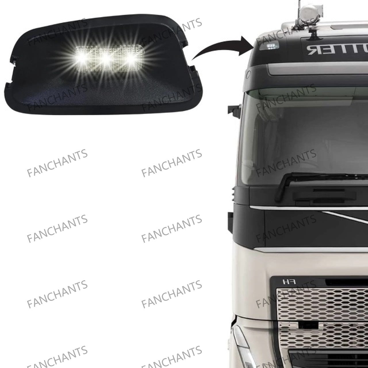 84749100 23477644 white 82278938 82278930 green 21319996 21319995 Position lamp For VOLVO - EuroTruckParts
