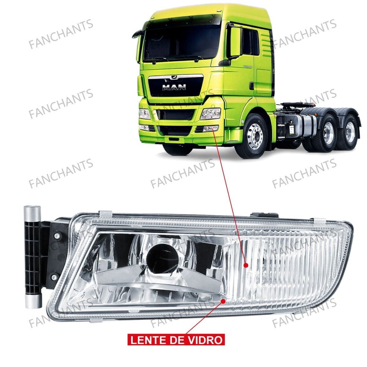Fog Lamp 81251016522 81251016521 81251016797 81251016798 FOR MAN TGA/TGL/TGM