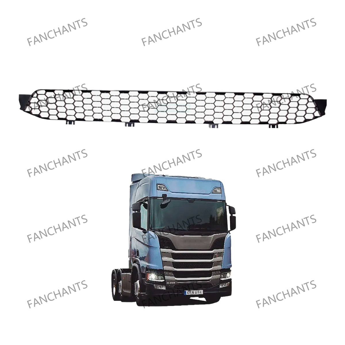FANCHANTS 2305632 Grille Front Panel for SCANIA 2016 - 2021 L-, P-, G-, R-, S