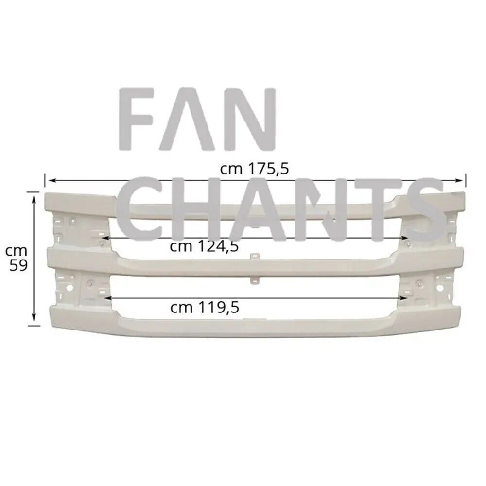 FANCHANTS 2286062 Grille Front Panel FOR SCANIA 2016 - 2021 L-, P-, G-, R-, S