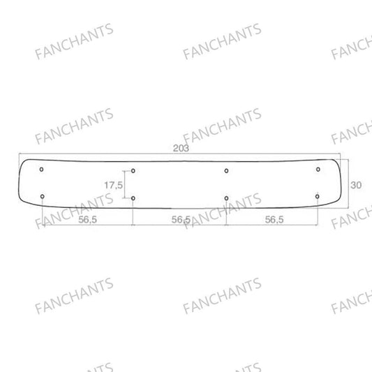 81637010046 MAN Sun Visor | Heavy-Duty Glare Reduction Assembly