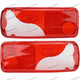 Rear Tail Light Lamp Lens Pairs (Right & Left) for Scania VW MAN BENZ Sprinter