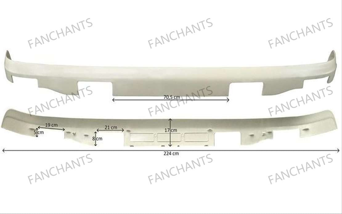 FANCHANTS 2117868 2312065 Sun Visor for SCANIA P-G-R-T Series Truck - EuroTruckParts