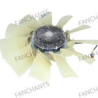 FANCHANTS 1853555 2078557 2410082 Fan with clutch for Scania P-/G-/R-/T-Series DC 13 - EuroTruckParts