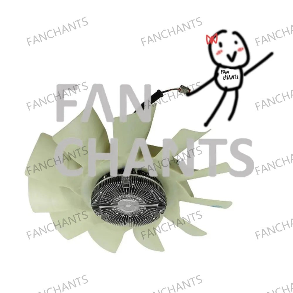 FANCHANTS 1853555 2078557 2410082 Fan with clutch for Scania P-/G-/R-/T-Series DC 13 - EuroTruckParts