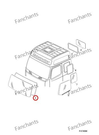 20519534 20382691 Sealing frame windshield For VOLVO FH FM FMX NH 9 10 11 12 13 16 - EuroTruckParts