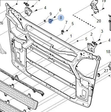 2210765 Lock Plate | ECE R55 EU 1995-2016 Chassis Retention System 
