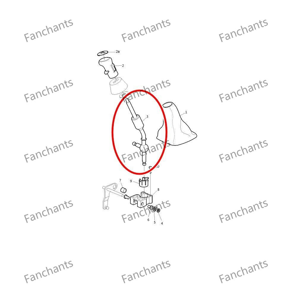20481336 Gear Shift Control Arm For VOLVO - EuroTruckParts