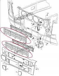 20409818 20529704 20529704 Front grill insert For VOLVO FH FM FMX NH 9 0 11 12 13 16 - EuroTruckParts