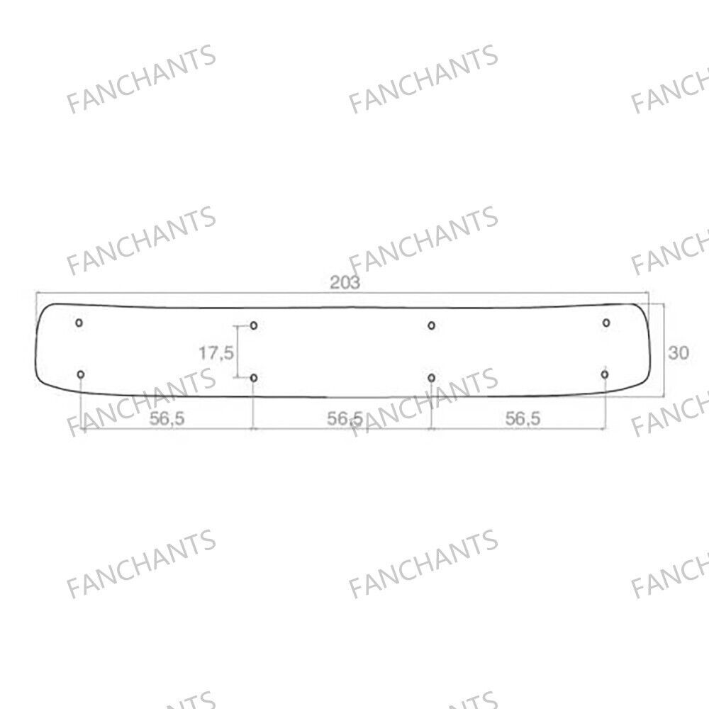 FANCHANTS 81637010046 81637010031 Sun Visor for MAN