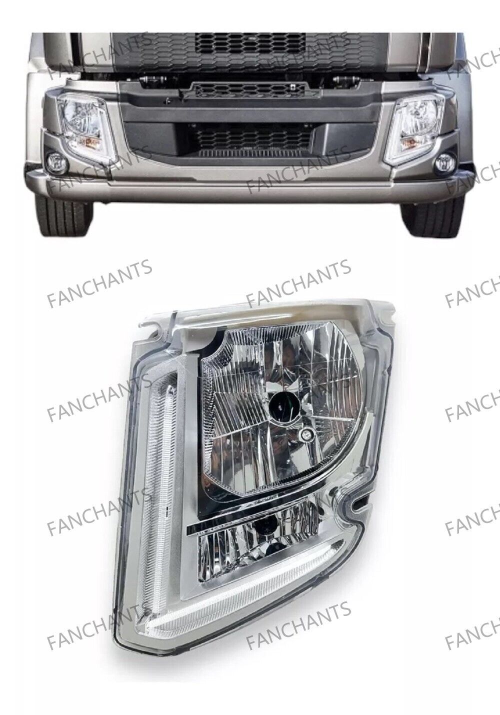 Headlamp 82526640 84550049 81658564 82532284 84550050 81658565 for Volvo VM