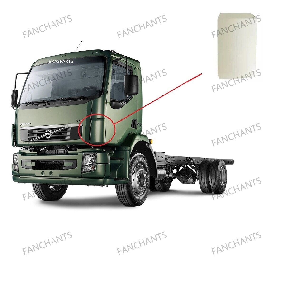 FANCHANTS 20748396 20748395 20748403 20748402 Cab Corner Right Left For VOLVO