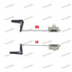 1086551 1086550 PANEL HINGE Right Left For VOLVO FL7 10 12 - EuroTruckParts
